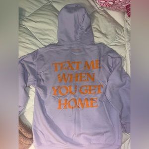 Lonley ghost lavender sweatshirt